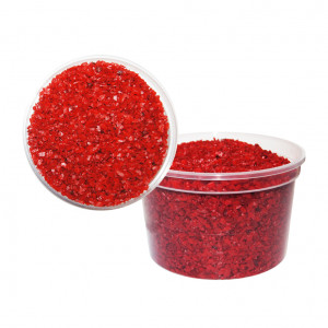 ПР0026395 Грунт аквариумный цветной мелкий красный 400г Ms.Octopus