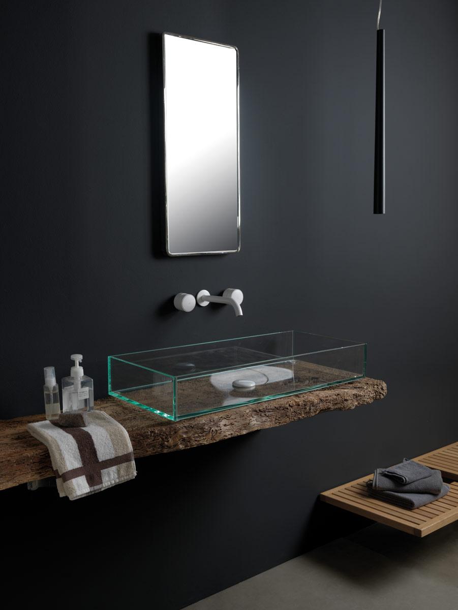 GLLA80 Накладная раковина на столешницу GSG CERAMIC GLASS - Вид №5