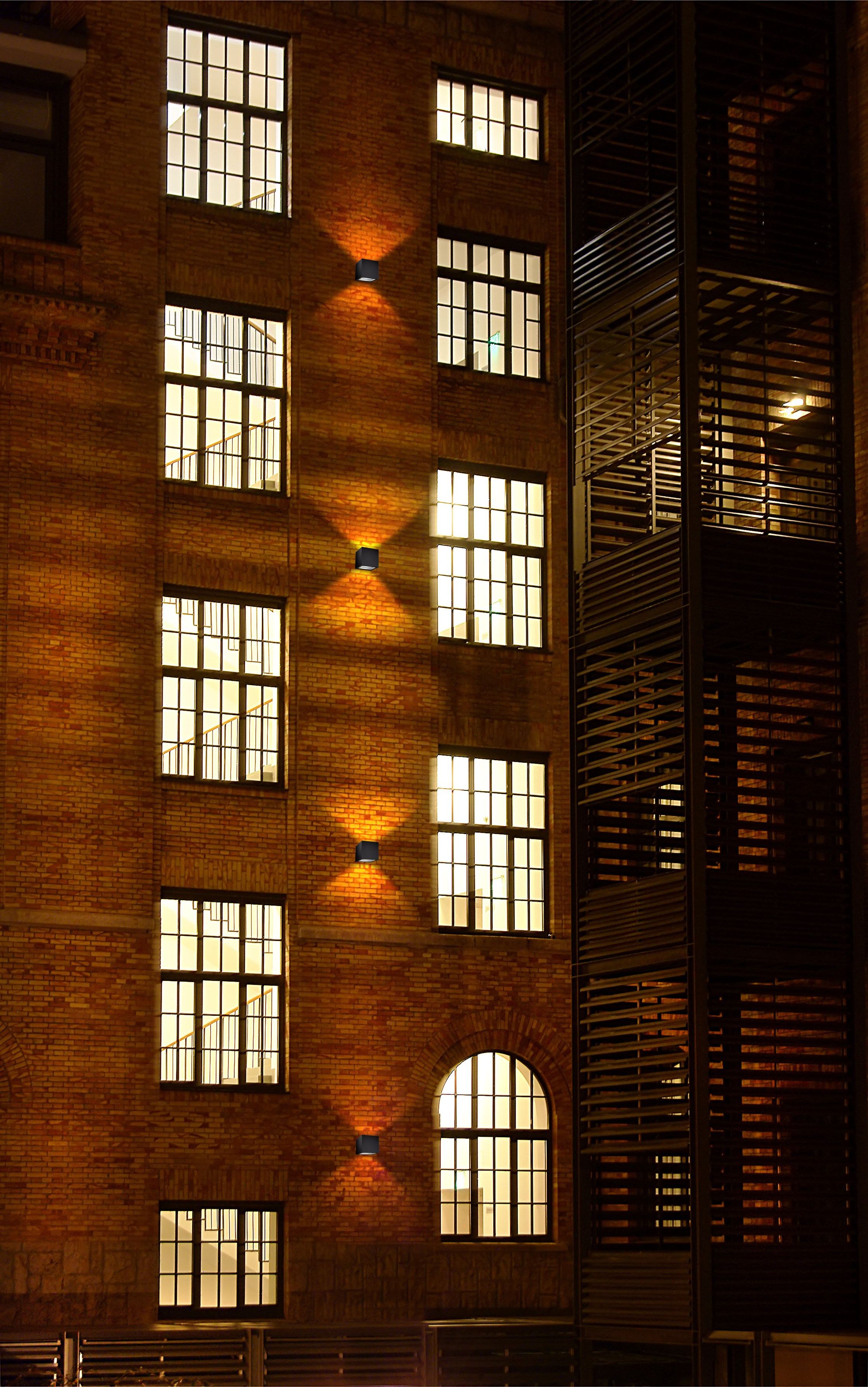 Литой алюминиевый светодиодный настенный светильник Zafferano Солнце ARCH-00072549 - Вид №1