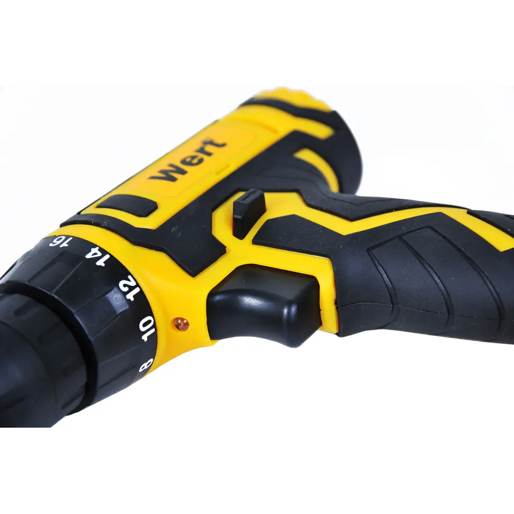 Дрель-шуруповерт аккумуляторная Wert CD 12-2TLi, 12 В Li-ion 2x1.5 Ач STLM-2000642 - Вид №10