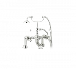 Gentry Home Смеситель для раковины мостик на 2 отверстия 200мм Berkeley Nickel GH100238