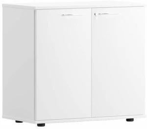 Ersa Низкий офисный шкаф из меламина с распашными дверцами с замком Scala