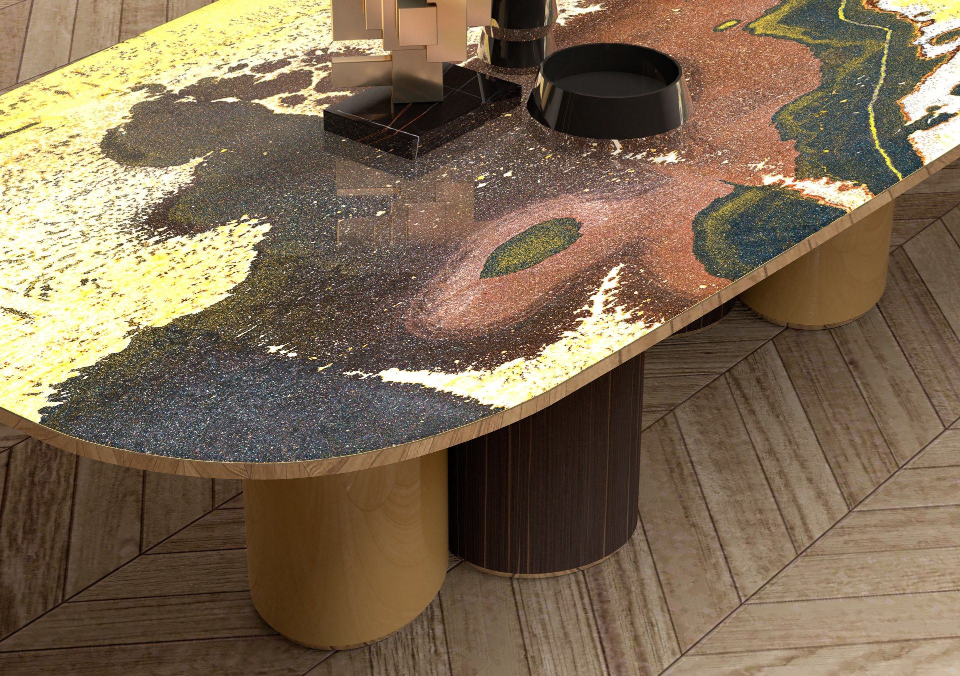 Стеклянный обеденный стол Sicis PHILIPPE ARCH-00125274 - Вид №22