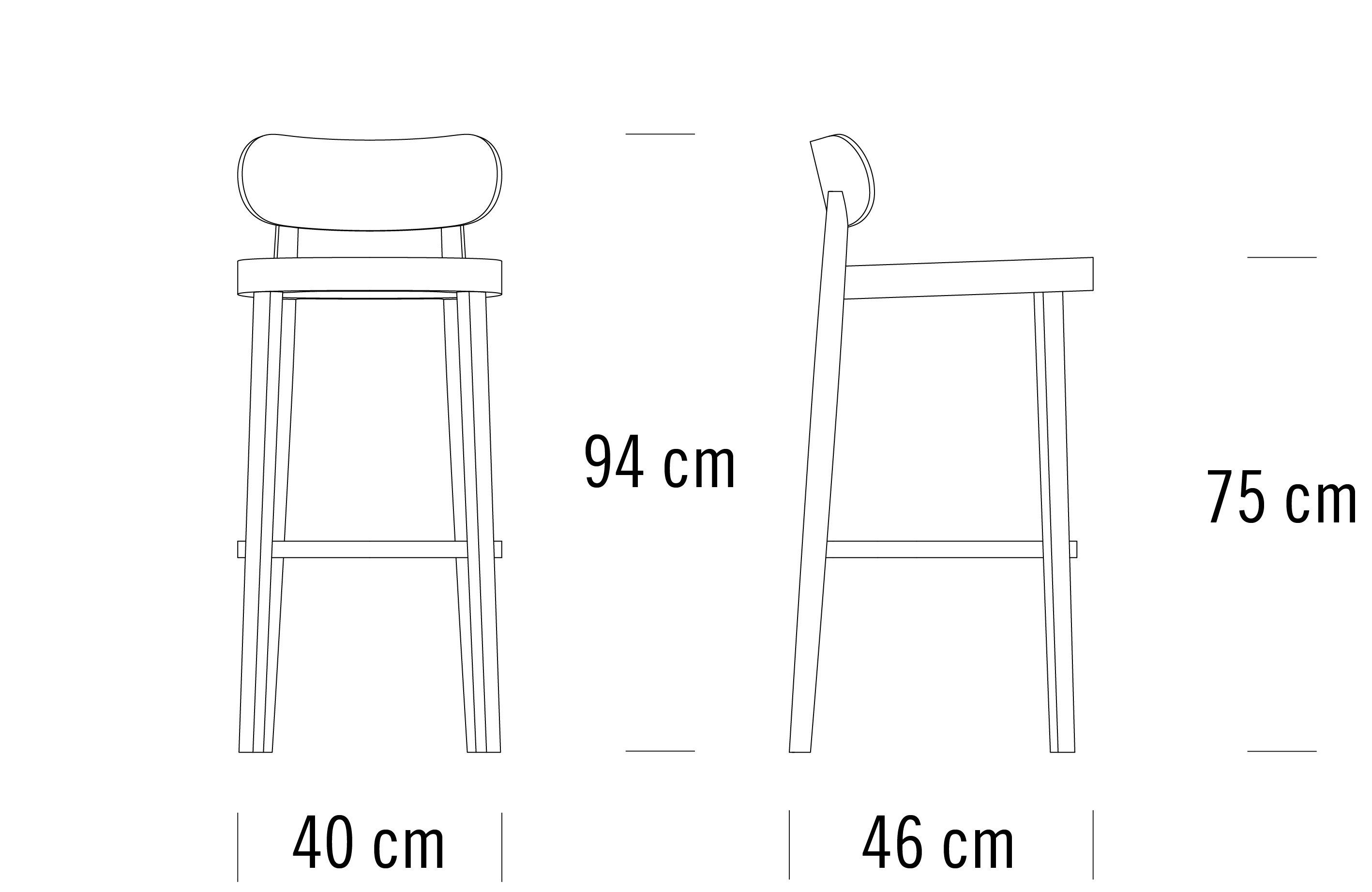 Деревянный барный стул THONET 118 ARCH-00098632 - Вид №11