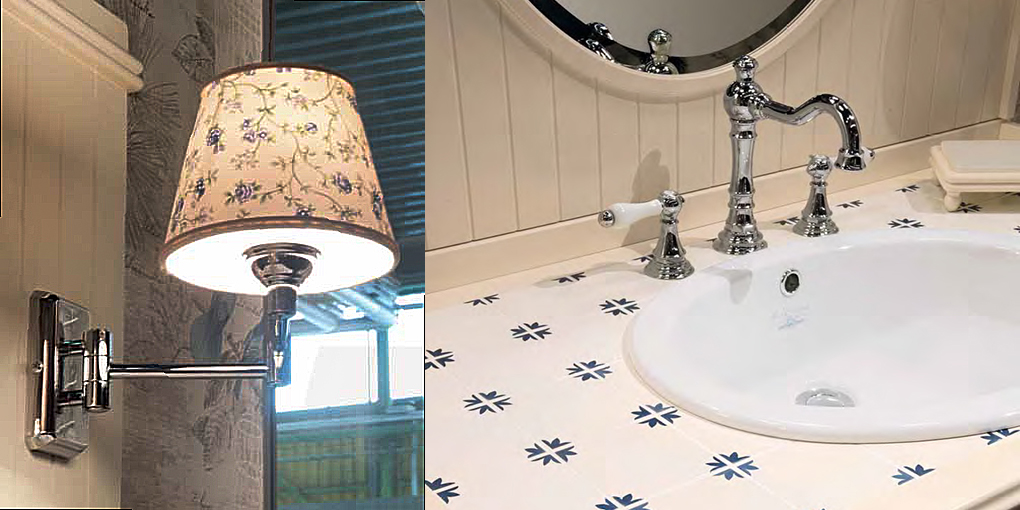 Комплект мебели для ванной комнаты Comp.n.12 Eurodesign Green & Roses Green Roses COMPN12 - Вид №1