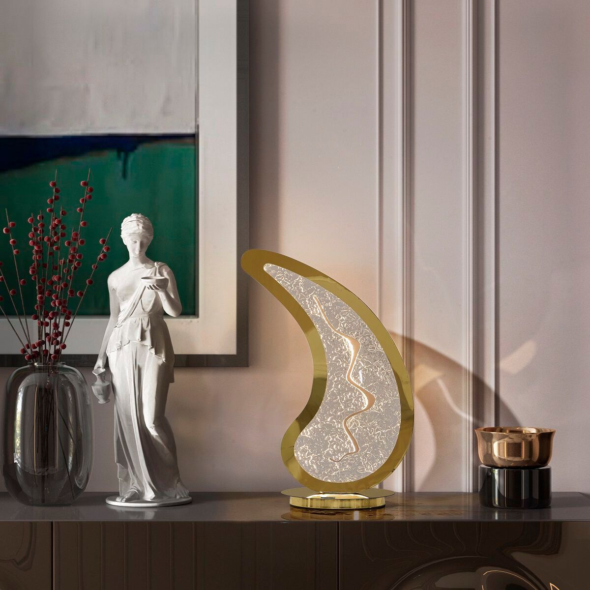 Металлическая светодиодная настольная лампа K-Lighting Shua ARCH-00030809 - Вид №1