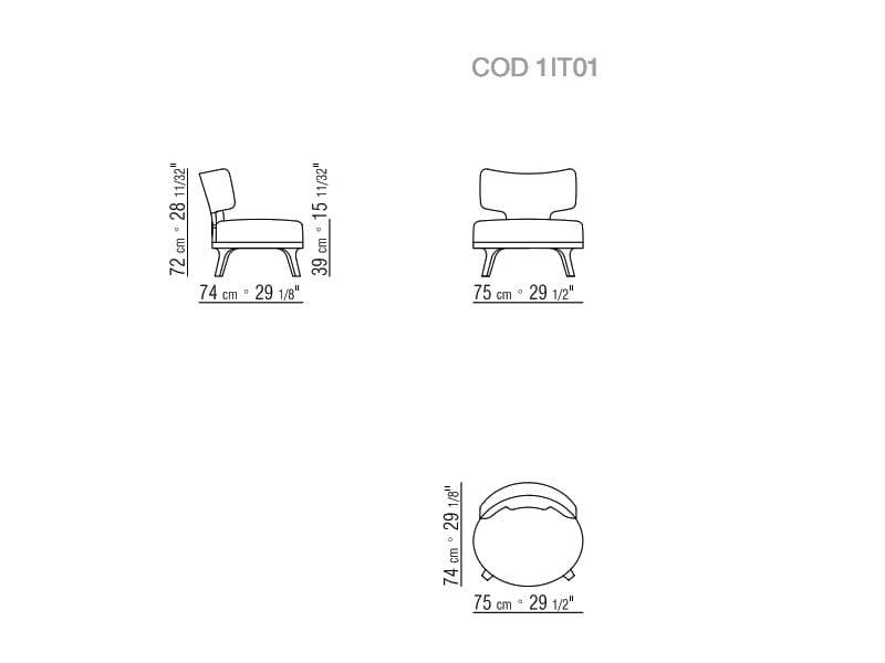 Креслице Flexform ARCH-00086747 - Вид №1