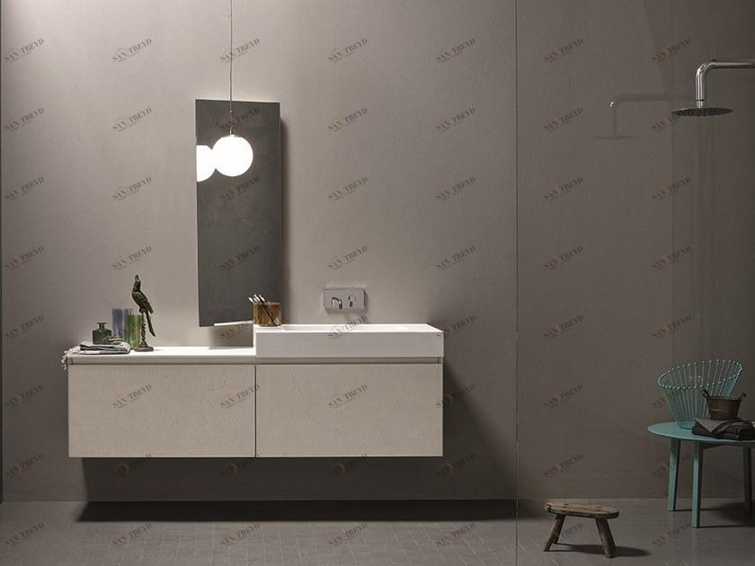 Birex Подвесная тумба под умывальник из лакированного меламина 45 sun-id-1362919