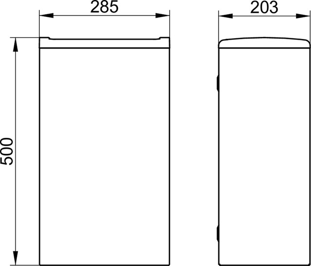 12788010001 Ведро для мусора KEUCO Collection Moll - Вид №2