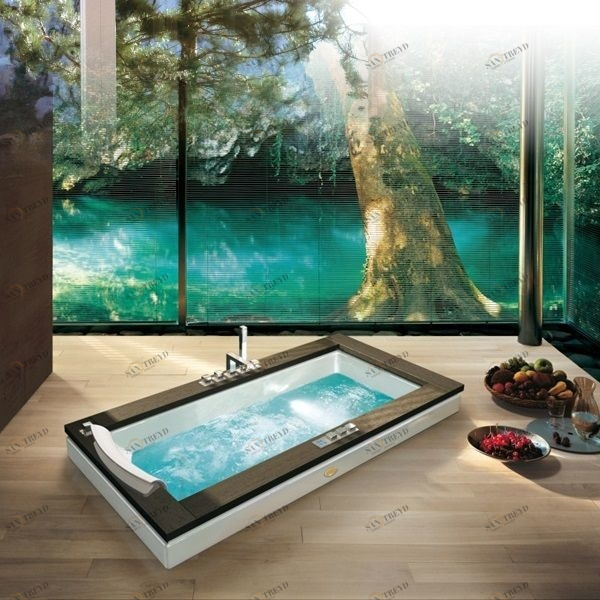 Ванна встроенная без гидромассажа Aura Uno Design 9450-082-Sx Jacuzzi 9450082SX