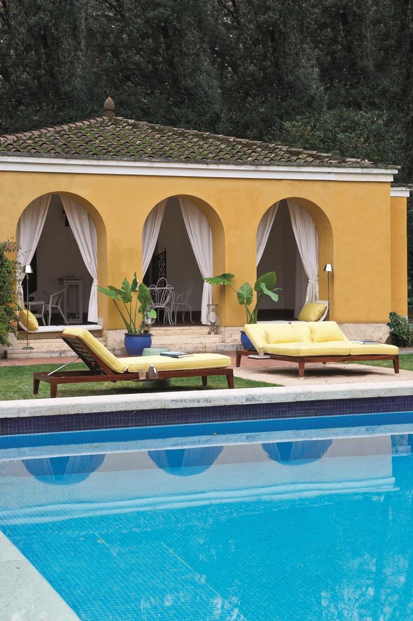 Unopiù Садовая кушетка из красного дерева и акрила C'est la vie Bomoles - Вид №4