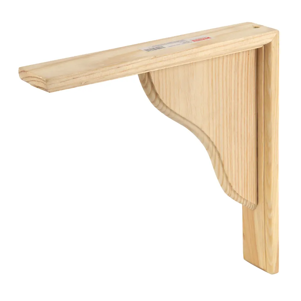 Кронштейн деревянный №18 25х25 см нагрузка до 30 кг, сосна LARVIJ STLM-2207989