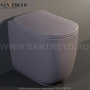 531889 Приставной унитаз напольный Белый Kerasan Nolita Италия