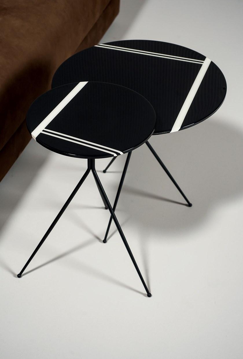 BAXTER Круглый лакированный журнальный столик Liquid sun-id-1510326 - Вид №11