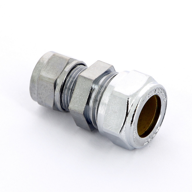 Муфта обжим хромированная TIEMME 15х12 1130058 - Вид №1