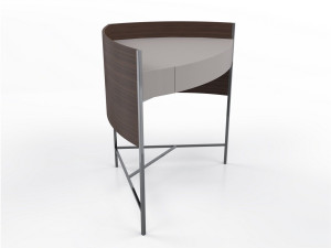 Письменный стол из искусственной кожи для ПК с откидными дверцами