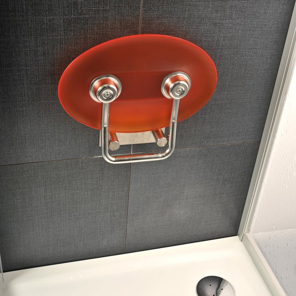 Универсальное сиденье для душа OVO-P-ORANGE/BLACK Ravak B8F0000044 - Вид №3