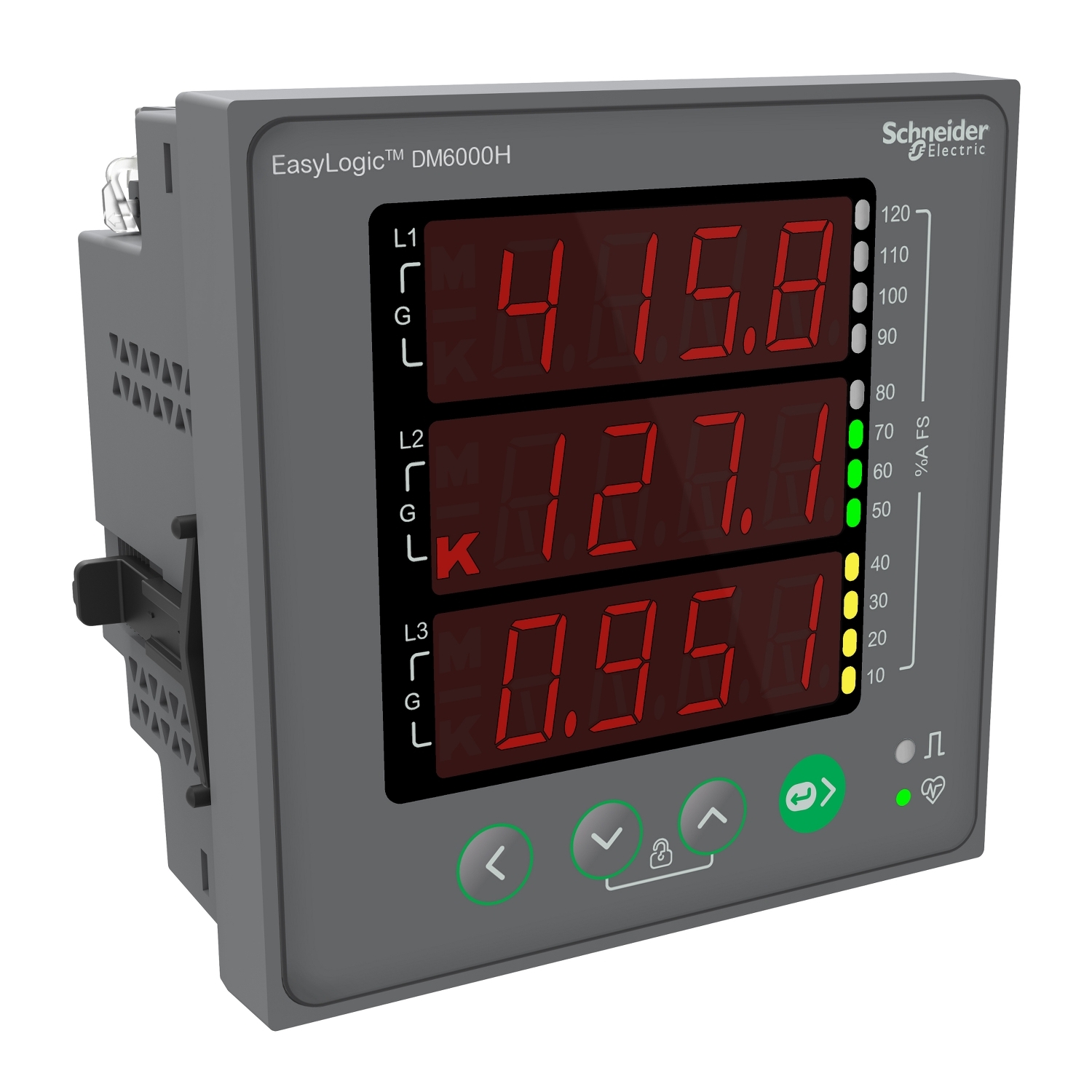 METSEDM6000HCL10NC DM6000H Многофункциональный цифровой мультиметр Schneider Electric EasyLogic 