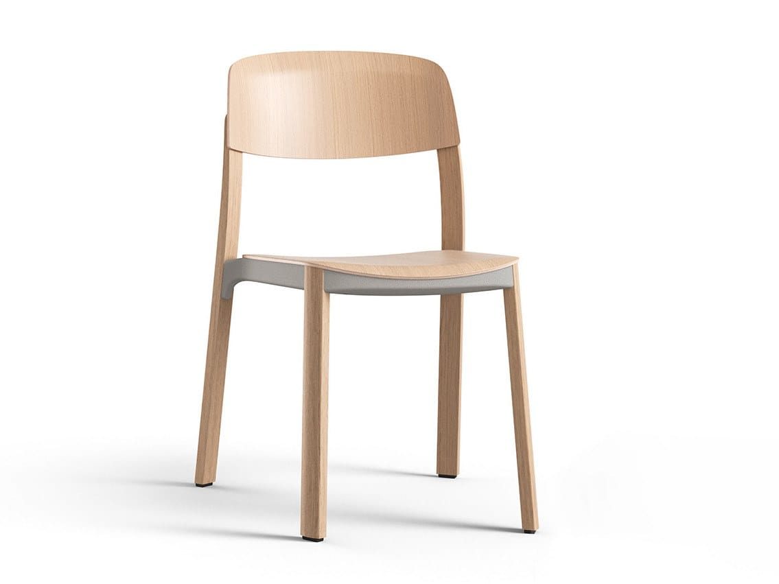 Деревянный штабелируемый стул Brunner nate ARCH-00065918