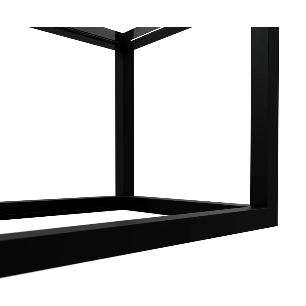 Полка-каркас для кухни 25.6x35x40 см алюминий/стекло 82441024 STLM-2067597 DELINIA  - Вид №3