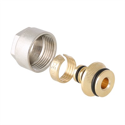 VT.4420.NE.16 Фитинг коллекторный для металлополимерной трубы Valtec 16 (2,0) мм x 3/4" 