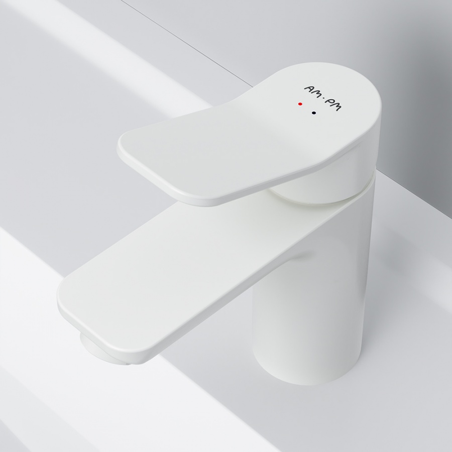 F85A02133 смеситель для умывальника белый шт. AM.PM X-Joy  - Вид №3