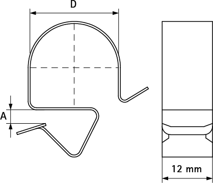 52090714 Крепление для электромонтажа Britclips® GAM8 Клипсы для стальных балок для балок WALRAVEN  - Вид №1