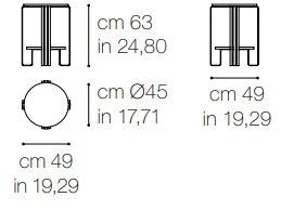 Grilli Круглый журнальный столик Jazz 810104 - Вид №1