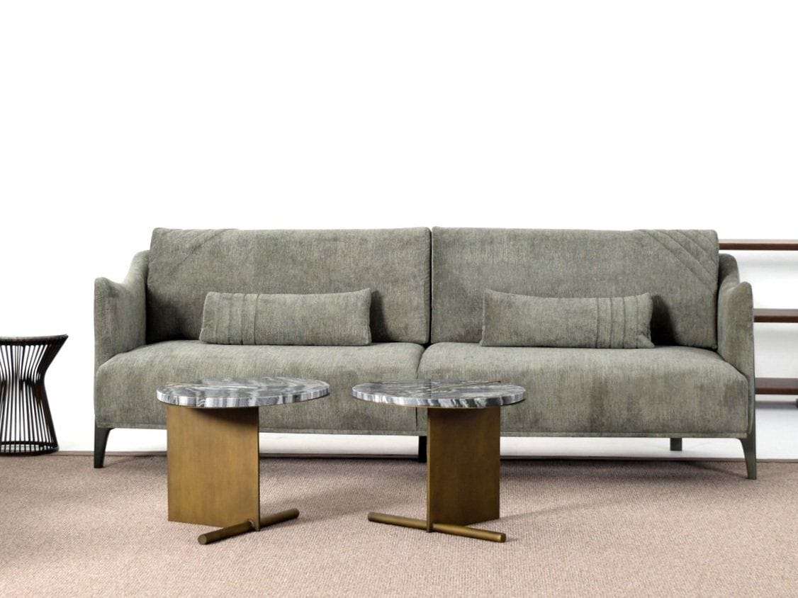 Круглый мраморный журнальный столик ABLE AVA ARCH-00130206 - Вид №2