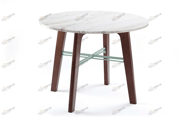 Mambo Unlimited Ideas Круглый мраморный стол Flex sun-id-1428218