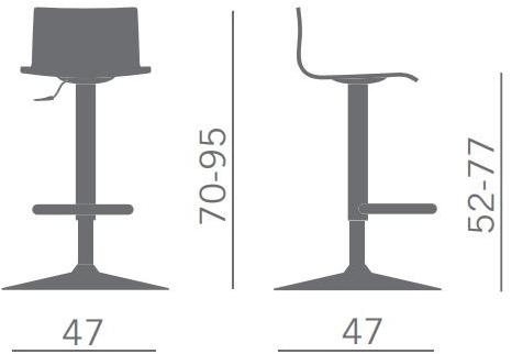 Kastel Офисный стул с регулируемой высотой и спинкой Kimbox sun-id-1509059 - Вид №2
