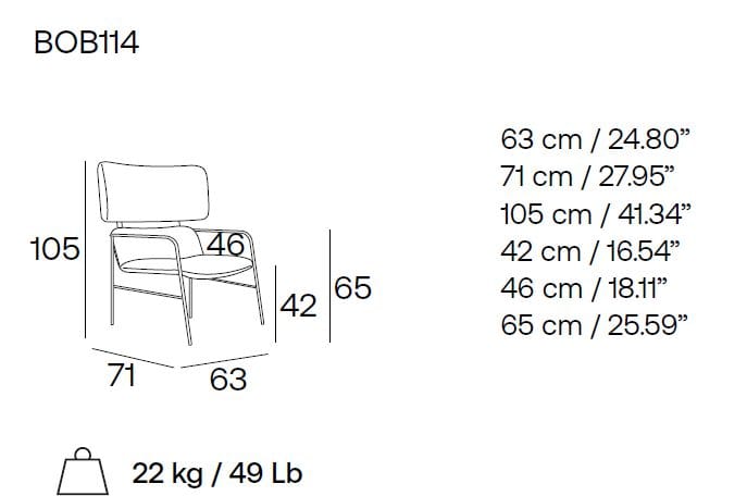 Кресло из пенополиуретана с подлокотниками Adrenalina Nubia ARCH-00086787 - Вид №4
