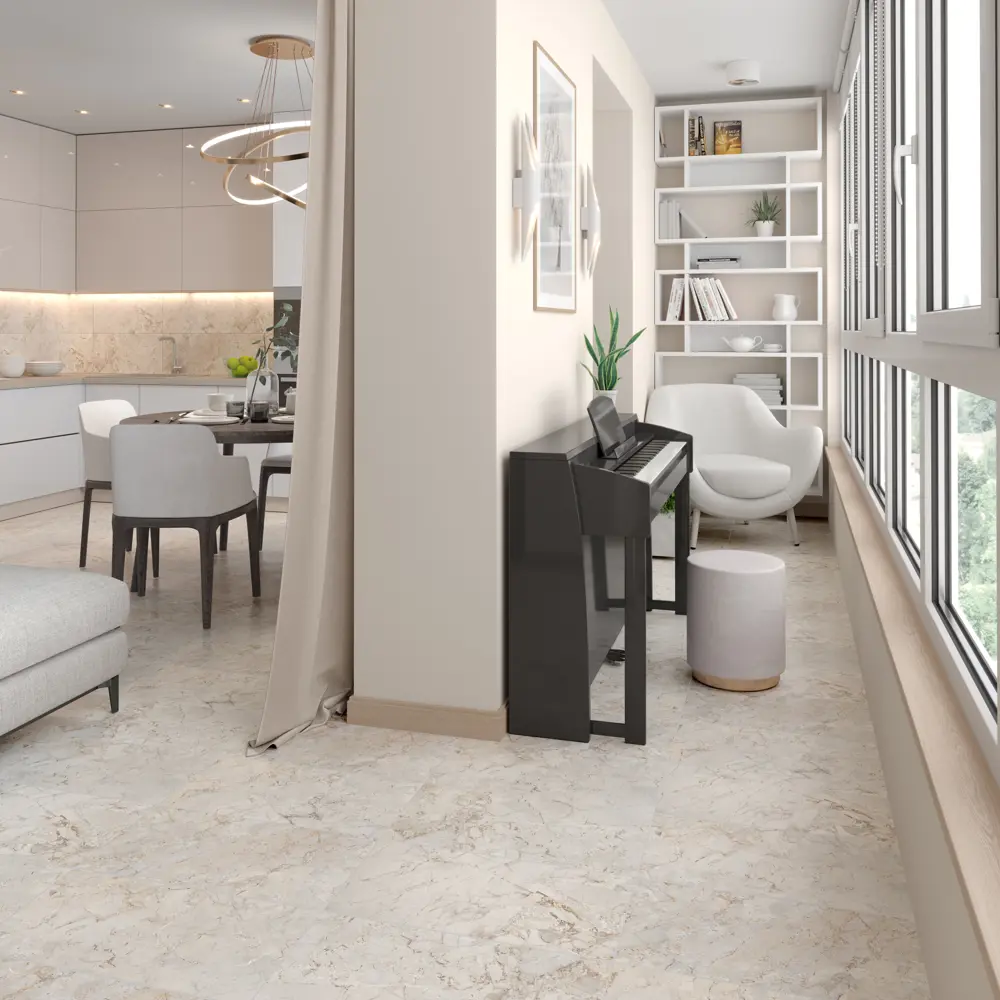 Глазурованный керамогранит LB Ceramics Эпоха 30x60.3 см 1.44 м² матовый цвет мрамор серый 89459617 STLM-2043278 - Вид №5