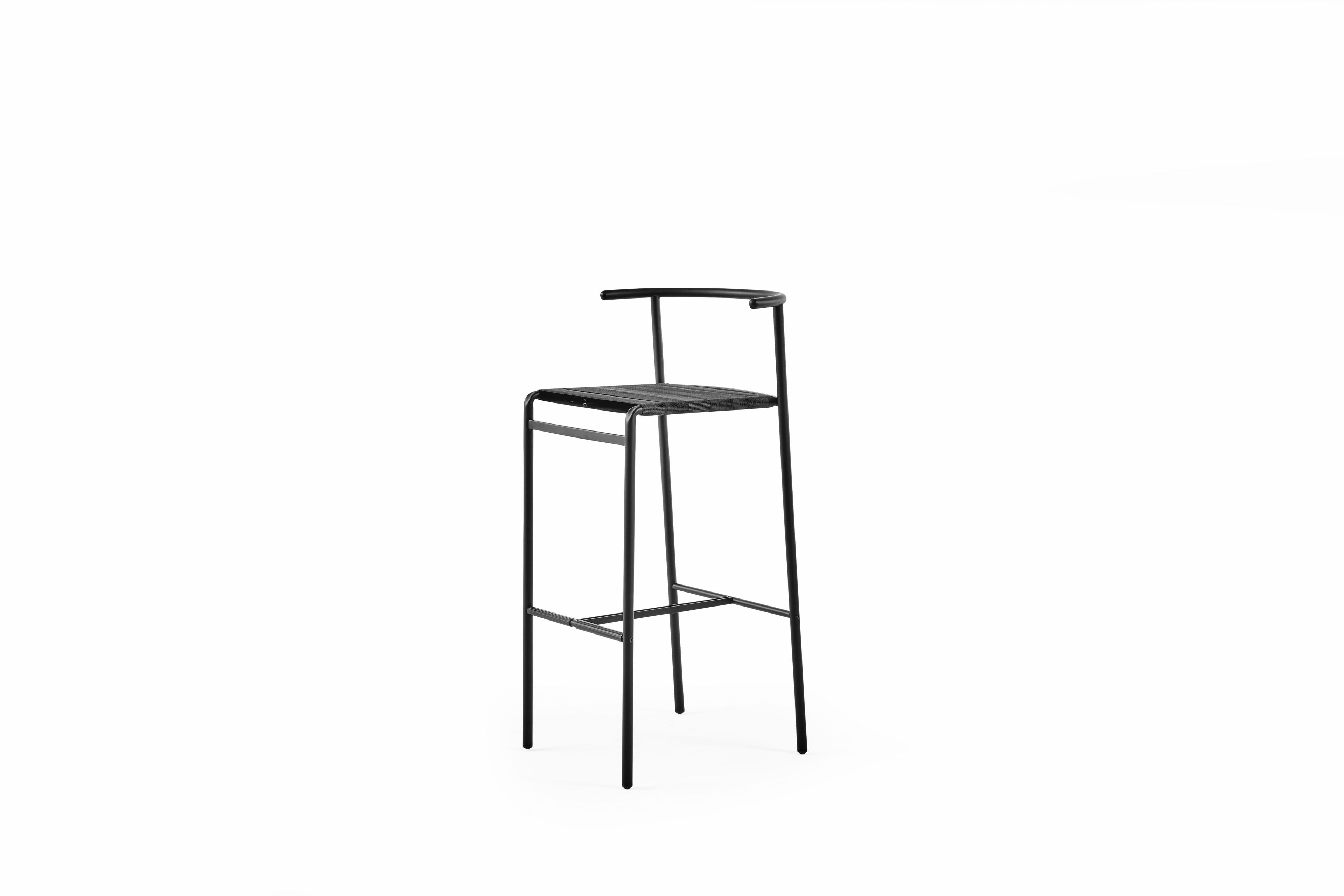 Высокий стул из стали с порошковым покрытием BALERI ITALIA Cafè Chair ARCH-00093176 - Вид №21