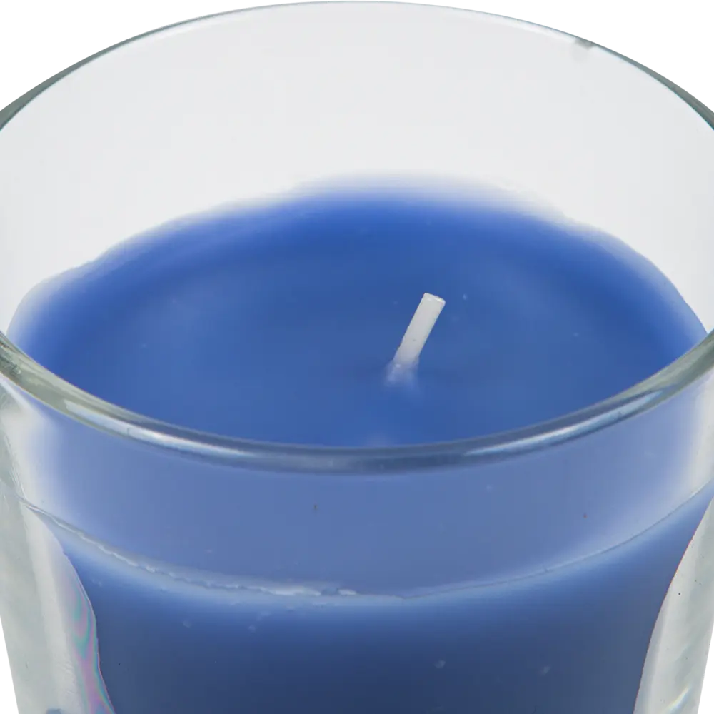 89369066 Свеча ароматизированная в стакане Лаванда фиолетовая 8.5 см STLM-0834691 Santreyd  - Вид №1