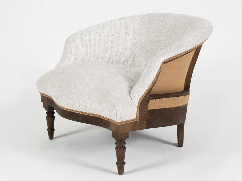 Бархатное кресло с подлокотниками CREARTE COLLECTIONS Хлопковая эссенция ARCH-00004832 - Вид №8