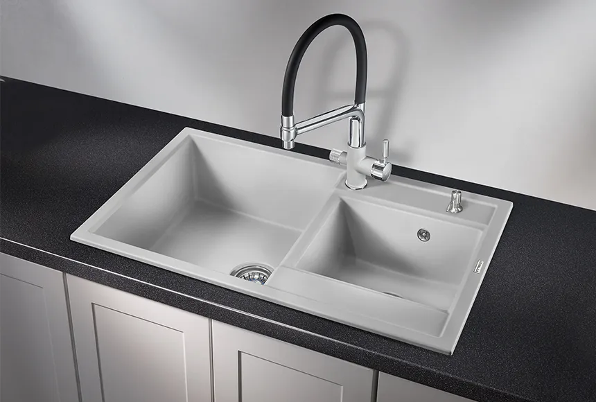 8201, СЛАНЕЦ, кухонная мойка, кварц GRANULA 8201-ST36