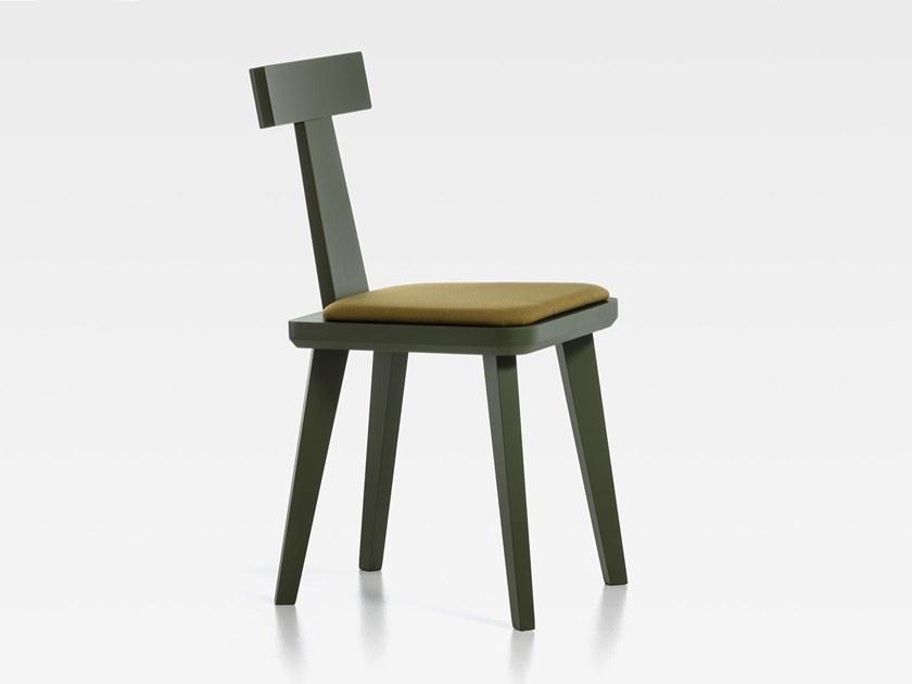 SIPA Деревянный стул со встроенной подушкой T-coffee sun-id-1484486 - Вид №1