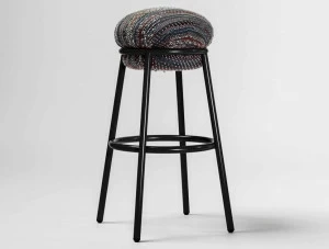 BD Barcelona Design Высокий табурет с тканевой обивкой Grasso