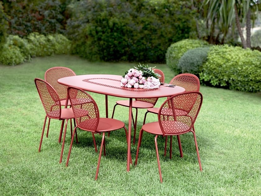 Металлический садовый стол Fermob Lorette ARCH-00116309 - Вид №4