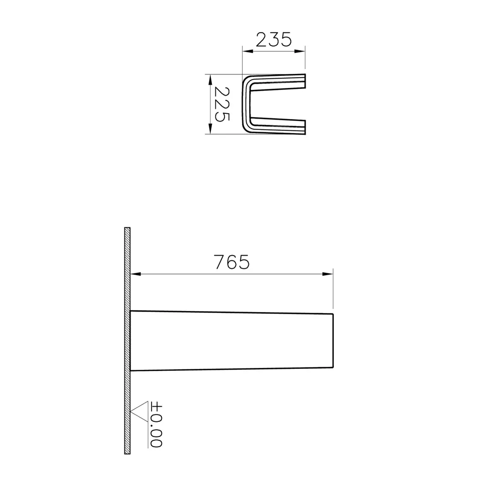 Пьедестал Form 300 76.5 см Santreyd STLM-2028233 - Вид №5