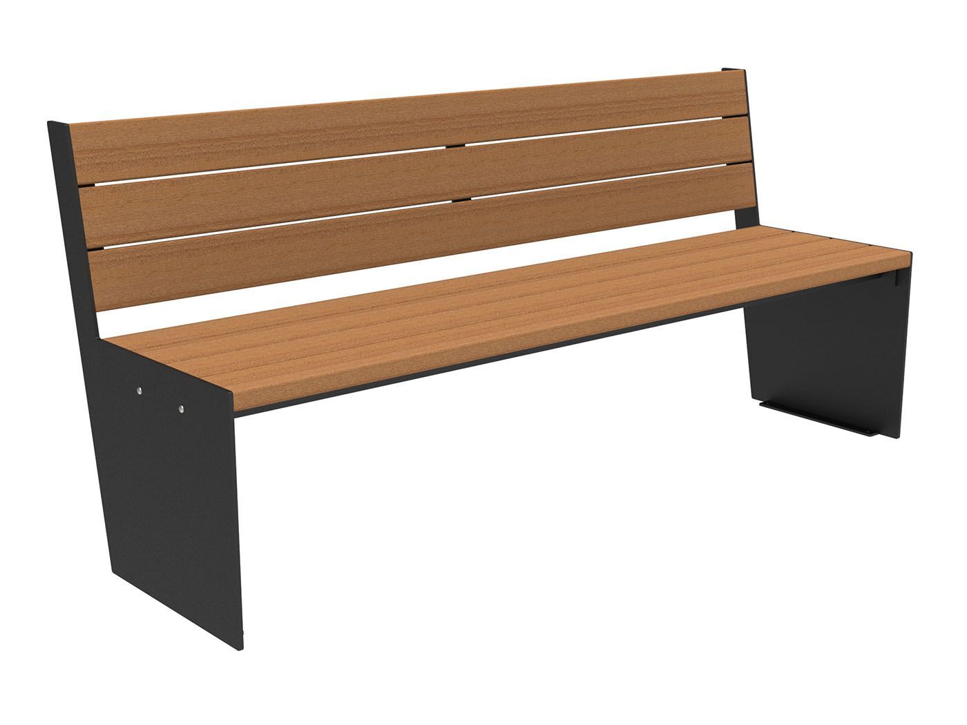 Скамья из окуме со спинкой Lazzari TAUT WOOD ARCH-00118857 - Вид №19