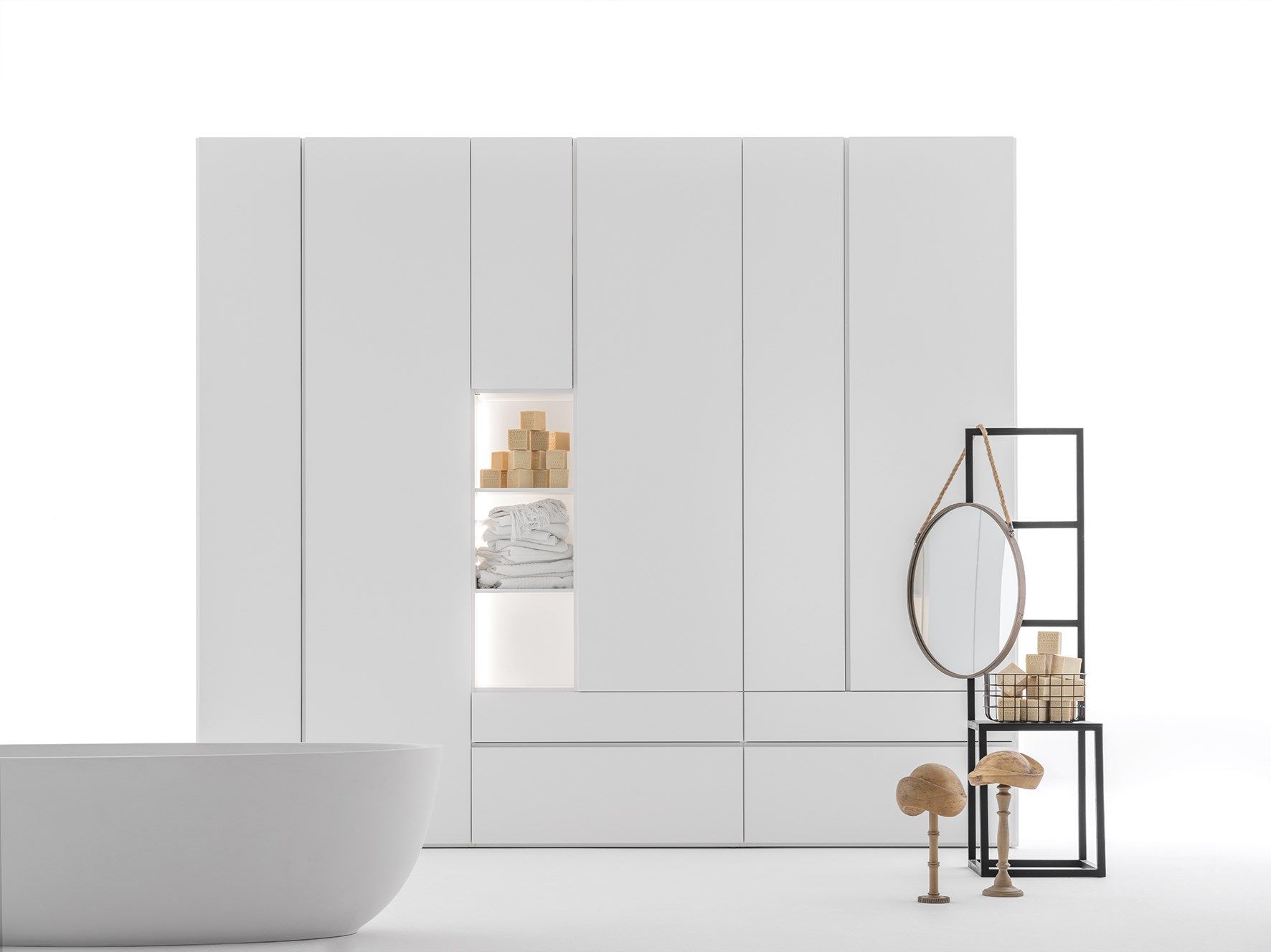 Шкаф с дверцами и ящиками Caccaro Grafik ARCH-00018688 - Вид №2