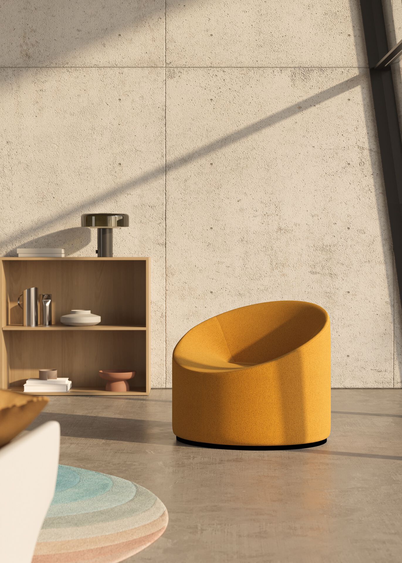 Вращающееся кресло с подлокотниками Omelette Editions BOLET ARCH-00045887 - Вид №4