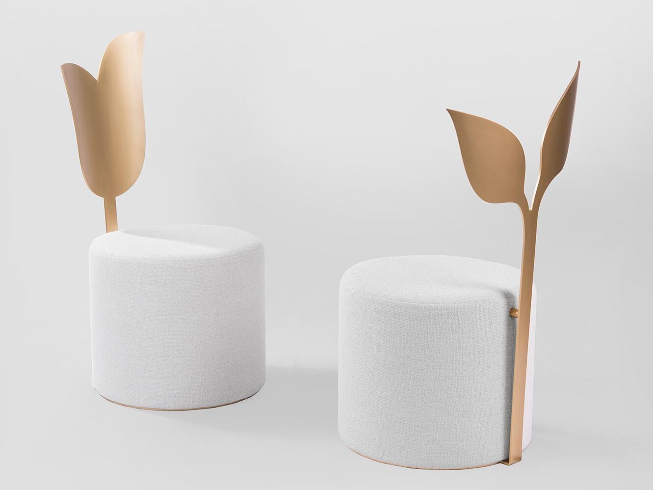 Круглый пуф из ткани Secolo GIARDINO BOTANICO ARCH-00030055