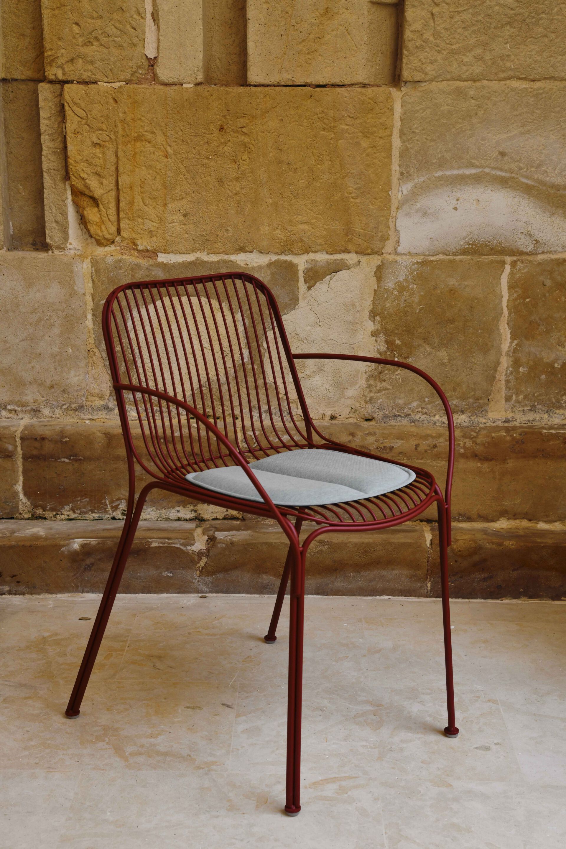 Стул для сада из оцинкованной стали с подлокотниками Kartell Hiray ARCH-00064814 - Вид №15