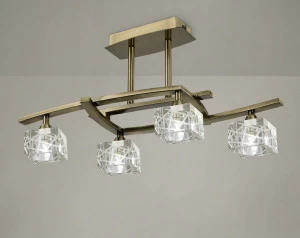 Потолочная люстра Mantra Zen 1430 MANTRA ДИЗАЙНЕРСКИЕ, ZEN 058208 Бронза