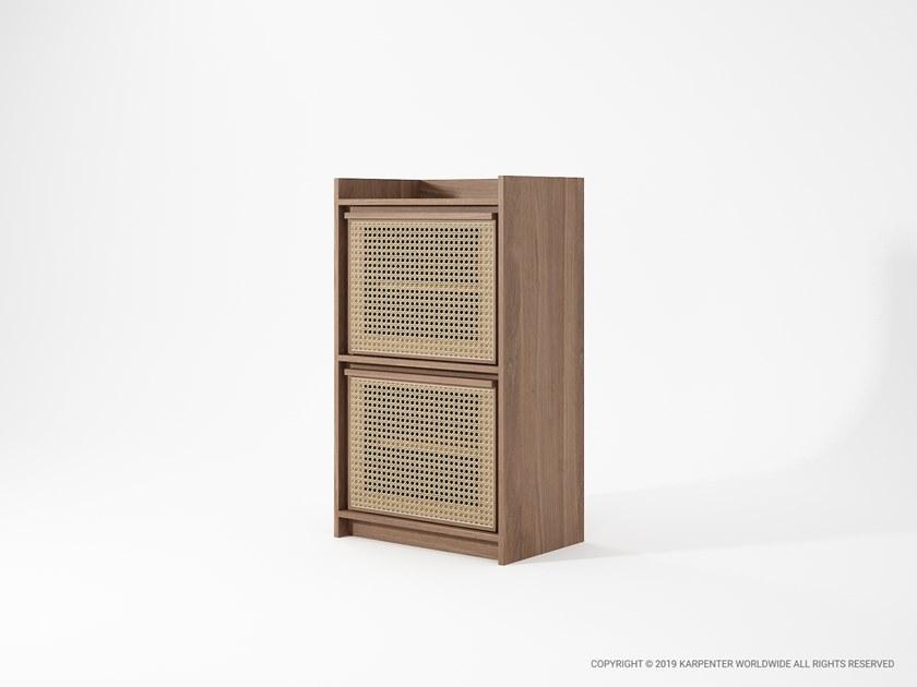 KARPENTER Комод из массива дерева и ротанга с распашными дверцами Roots sun-id-1357623 - Вид №19