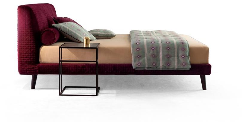 Twils Двуспальная кровать с обивкой из ткани Ès sun-id-1466313 - Вид №4