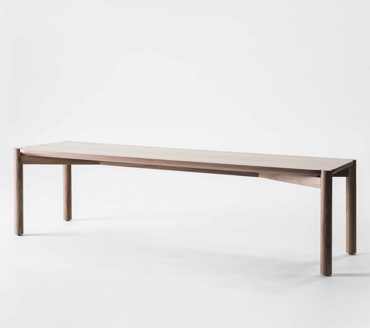 Ex.T Panchina Скамейка из орехового дерева EXPANCHINANOCE  - Вид №2